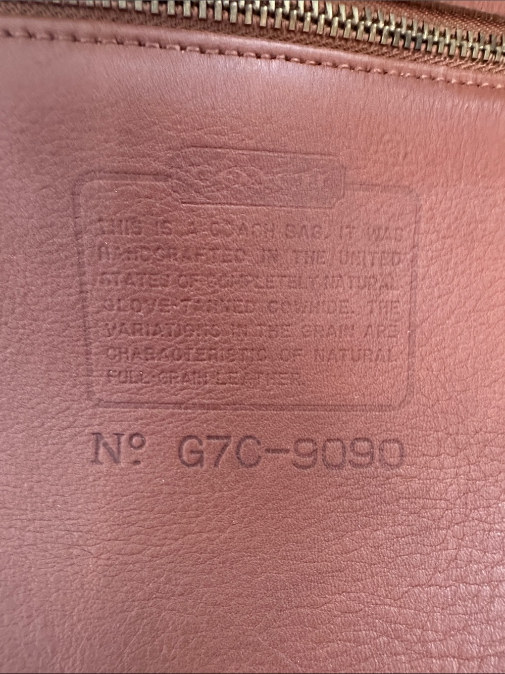 Vintage Coach 9090 LEGACY LARGE SHOPPER Shoulder Tote Bag in British Tan - Picture 6 of 9